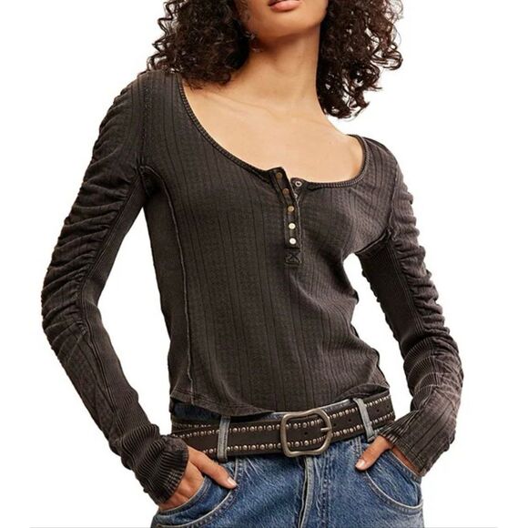 ❤️We The Free Jamie Henley Long Sleeve Top - Picture 1 of 7